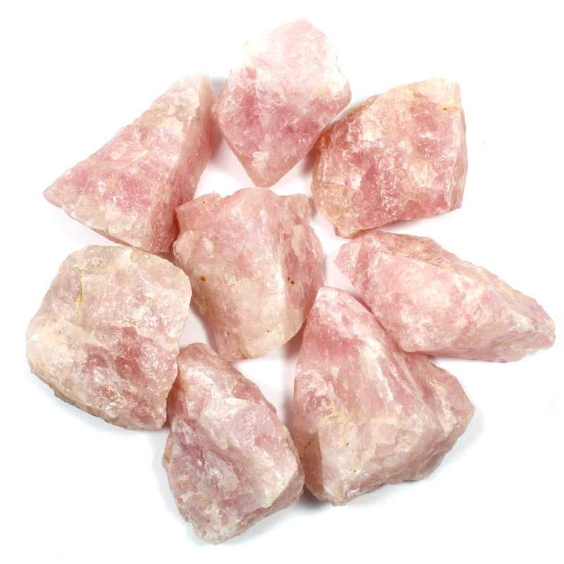 Rose Qtz-Rough-(4to7cm) - 1pc