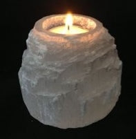 Selenite Tealight Holder - Natural