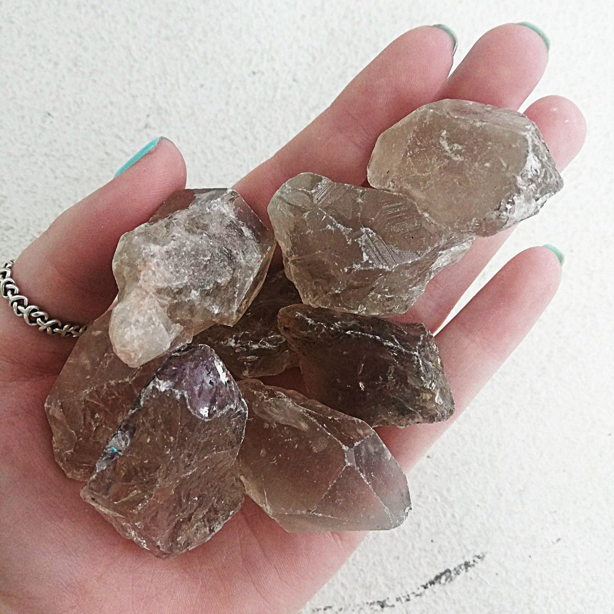 Rough-Smoky Qtz-Brazil - 200g (6-9pc)