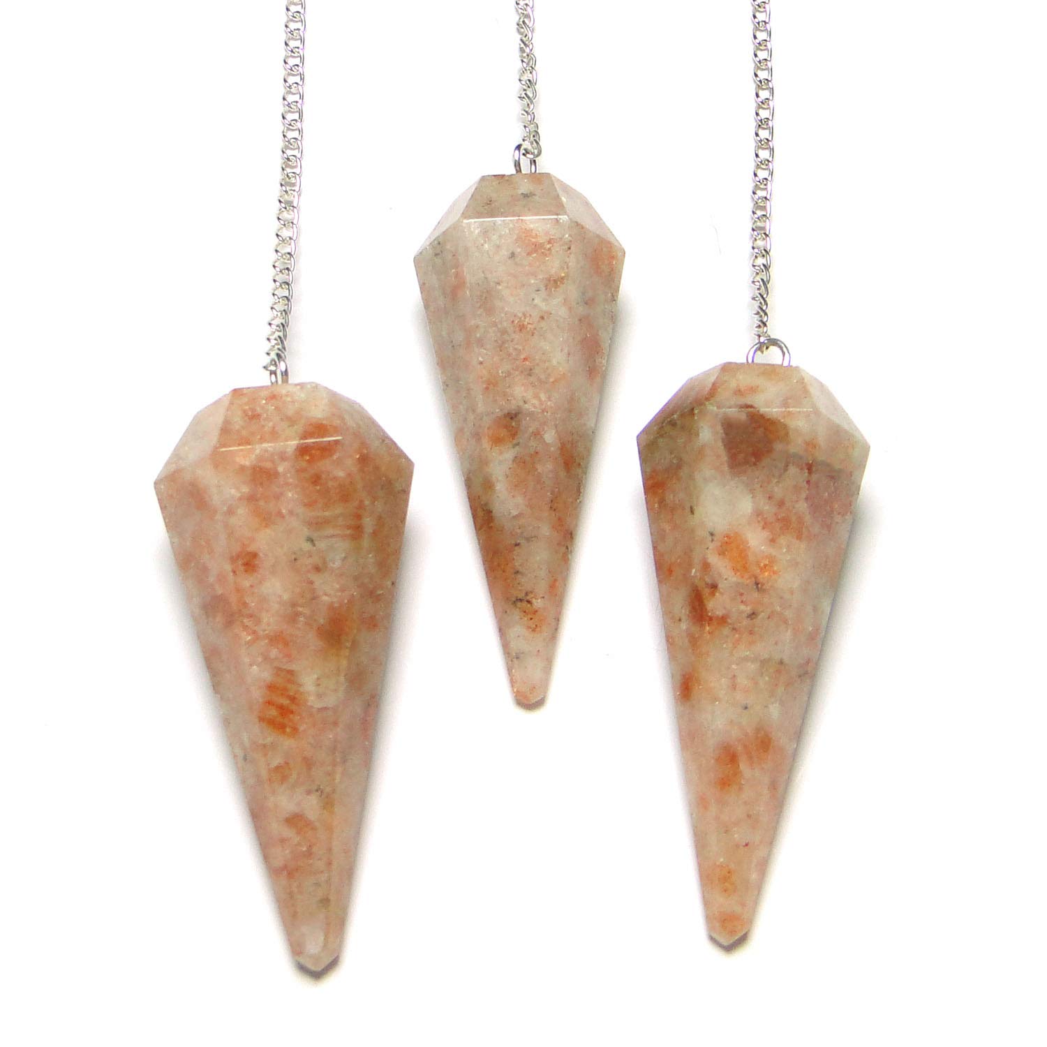 Sun Stone - Faceted Pendulum