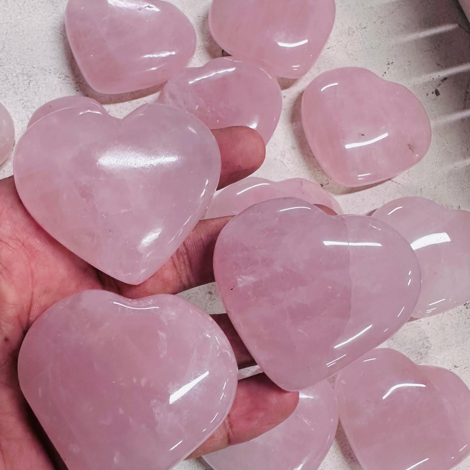Rose Quartz Heart - 5-6cm