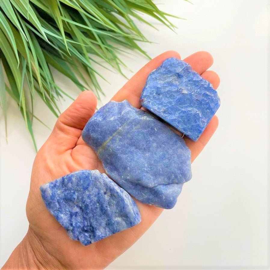 Polished Slabs - Blue Quartz - 500g(15-25)pc