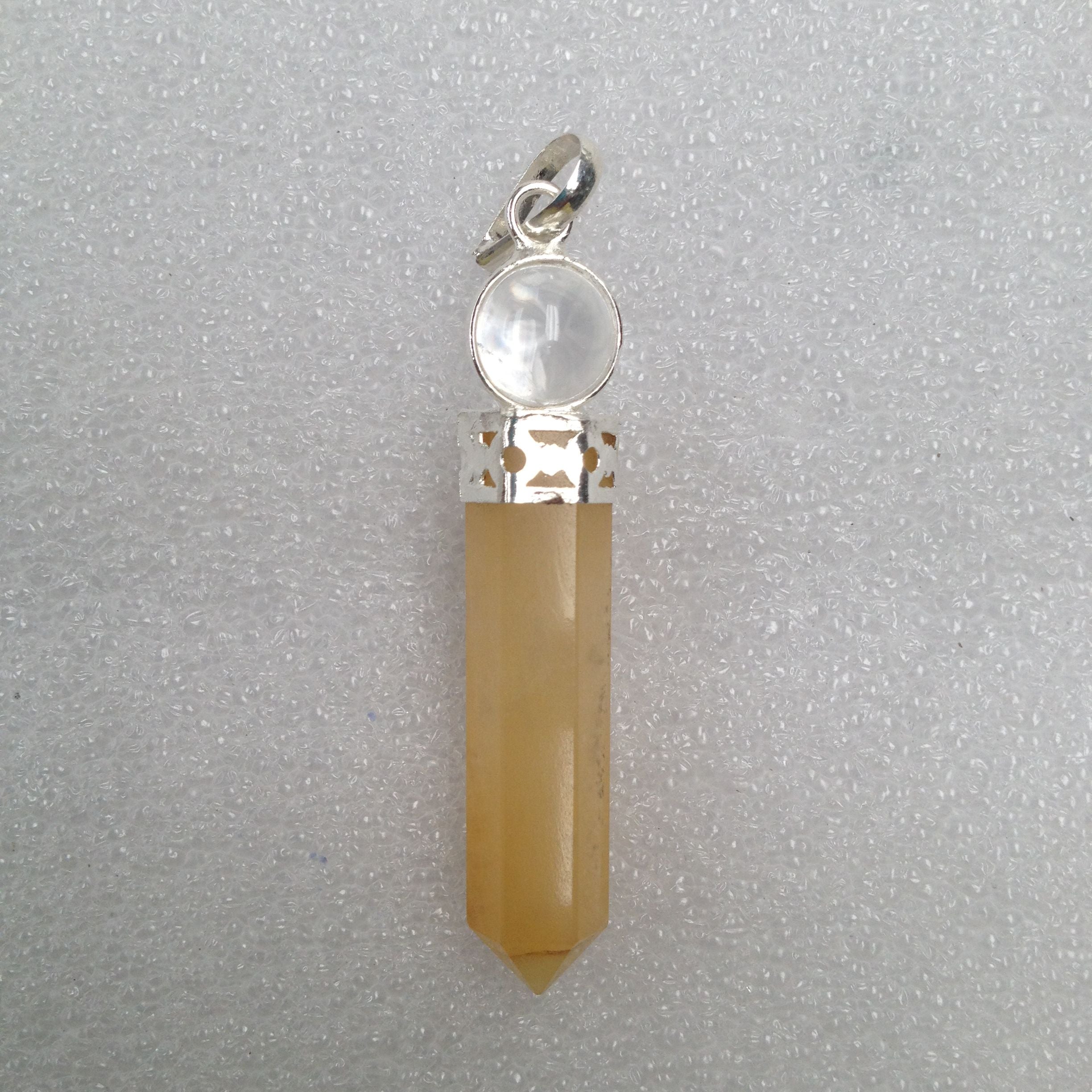 Yellow Aventurine - Ball Point Pendant
